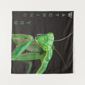 Watching You – グリーンバージョン タペストリー (正面(横))