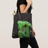 Watching You – グリーンバージョン トートバッグ (クローズアップ)