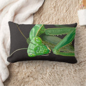 Watching You – グリーンバージョン ランバークッション (ブランケット)