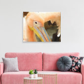 Watching You Pelican Canvas Print キャンバスプリント (インサイチュ (リビング))