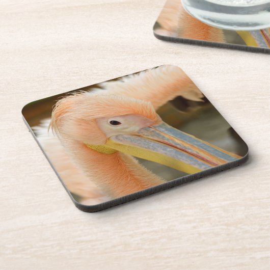 Watching You Pelican Cork Coaster コースター (左側)