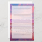 water湖デスヴァレー 便箋 (正面/裏面)