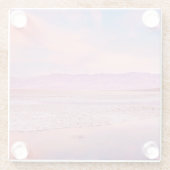 water湖、Badwater、デスヴァレー ガラスコースター (裏面)