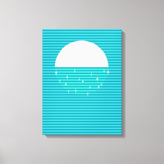 WATER - 4つの要素 キャンバスプリント (正面)