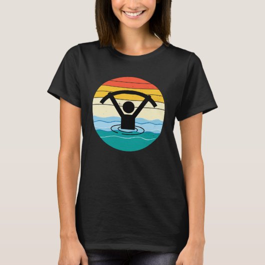 Water Aerobics Aquatic Fitness Aqua Exercise Worko Tシャツ (正面)