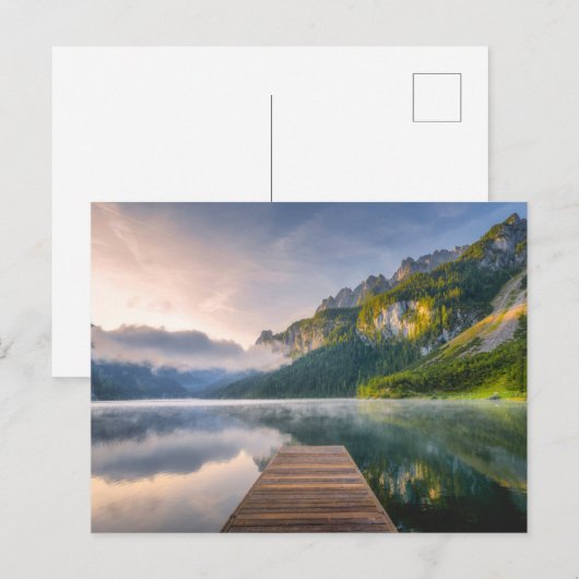 Water | Azure Alpine Lake, Austria ポストカード (正面/裏面)