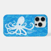 Water Baby Octopus Wave Case iPhoneケース (裏面横)