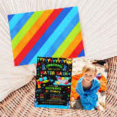 Water Bash Summer Boy Birthday Partyの写真 招待状