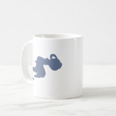 Water Bearer Aquarius Current Mug コーヒーマグカップ (正面左)