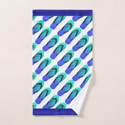 Water + Blue  Slipper Socks バスタオルセット (ハンドタオル)