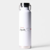 Water bottle | Gym, yoga bottle| Drinkware | Mom ウォーターボトル (正面)