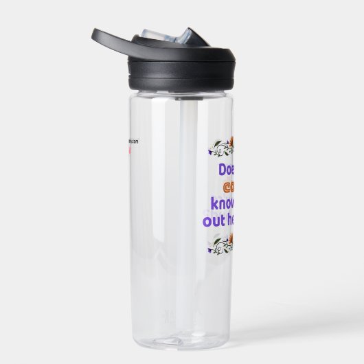 Water Bottle hockey gift CamelBak does coach know ウォーターボトル (右面)