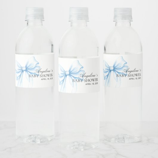 Water Bottle Label Baby Shower. ペットボトルラベル (ボトル)