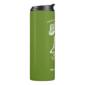 Water Bottle - Olive Green (Personalized) タンブラー (回転左)