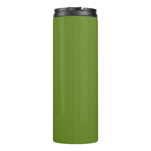 Water Bottle - Olive Green (Personalized) タンブラー (裏面)