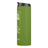 Water Bottle - Olive Green (Personalized) タンブラー (回転右)