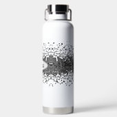 Water Bottle personalizado con trozos dispersos ウォーターボトル (背面)