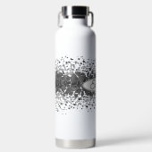 Water Bottle personalizado con trozos dispersos ウォーターボトル (正面)
