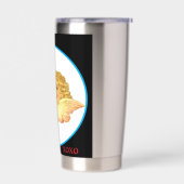 WATER BOTTLE TUMBLER TWIN ANGELS XOXO  保温保冷タンブラー (左面)