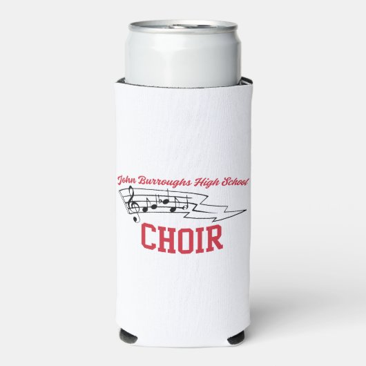 Water Bottle with Black Cursive Name, Phone, Year スリム缶クーラー (Seltzer正面)