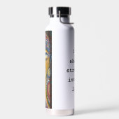 Water bottle with Feminine Buddha original art ウォーターボトル (左面)