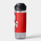 Water bottle with flag of Kent County, England ウォーターボトル (背面)