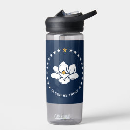 Water bottle with flag of Mississippi, USA ウォーターボトル