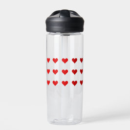 Water Bottle with hearts ウォーターボトル