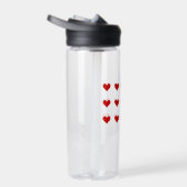 Water Bottle with hearts ウォーターボトル (右面)