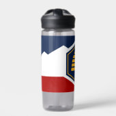 Water bottle with new flag of Utah, USA ウォーターボトル (正面)