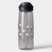 Water bottle with pretty daisy flowers ウォーターボトル (背面)