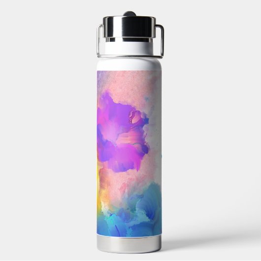 Water Bottle with Straw ウォーターボトル (背面)