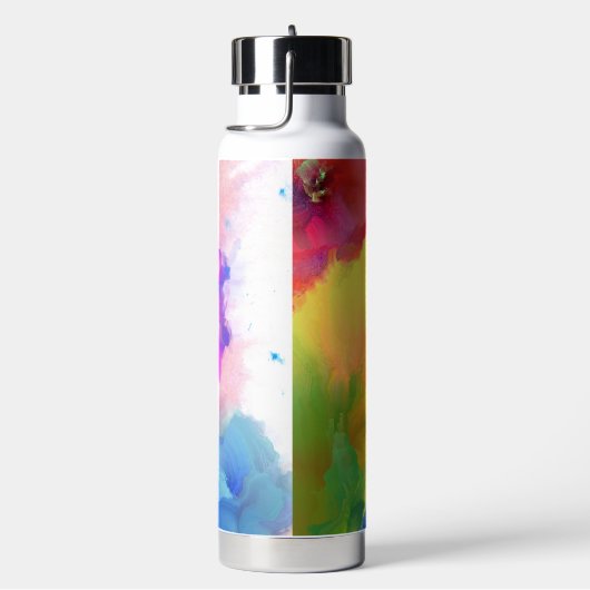 Water Bottle with Straw ウォーターボトル (右面)