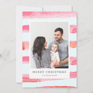 WATER COLOR メリー CHRISTMAS photo christmas シーズンカード