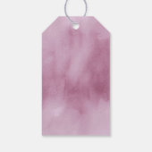 Water color Bouquetありがとう薄紫ID654 ギフトタグ (裏面)