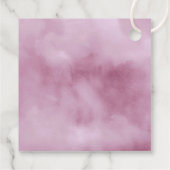 Water color Bouquetありがとう薄紫ID654 フェイバータグ (裏面)