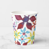 Water Color Flowers Paper Cup 紙コップ (正面)