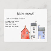 Water Color House住所の変更 案内ポストカード (正面)