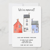 Water Color House住所の変更 案内状 (正面)