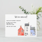 Water Color House住所の変更 案内状 (スタンド正面)