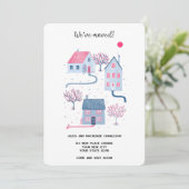 Water Color House住所の変更 案内状 (スタンド正面)