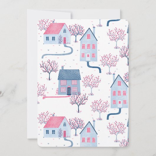 Water Color House住所の変更 案内状 (裏面)