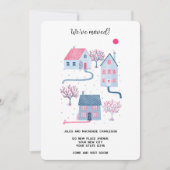 Water Color House住所の変更 案内状 (正面)