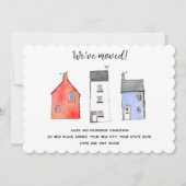 Water Color House住所の変更 案内状 (正面)