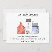 Water Color House住所の変更 案内状 (正面)