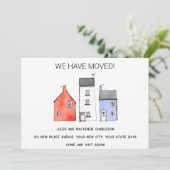 Water Color House住所の変更 案内状 (スタンド正面)