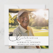 Water Color Lavenderお祝いの写真 招待状 (正面)