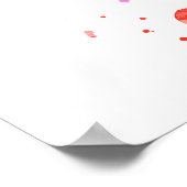 Water Color Music Noteプリント ポスター (角)