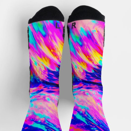 WATER COLORS ソックス (上部)