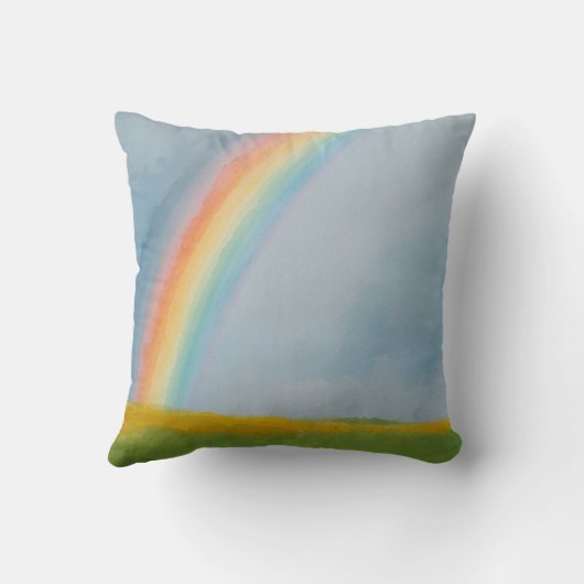 Water colour Rainbow クッション (裏面)